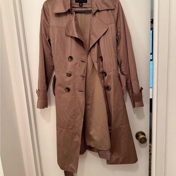 London Fog - Double-Breasted Women's Trench Coat - Picture 2 of 6
